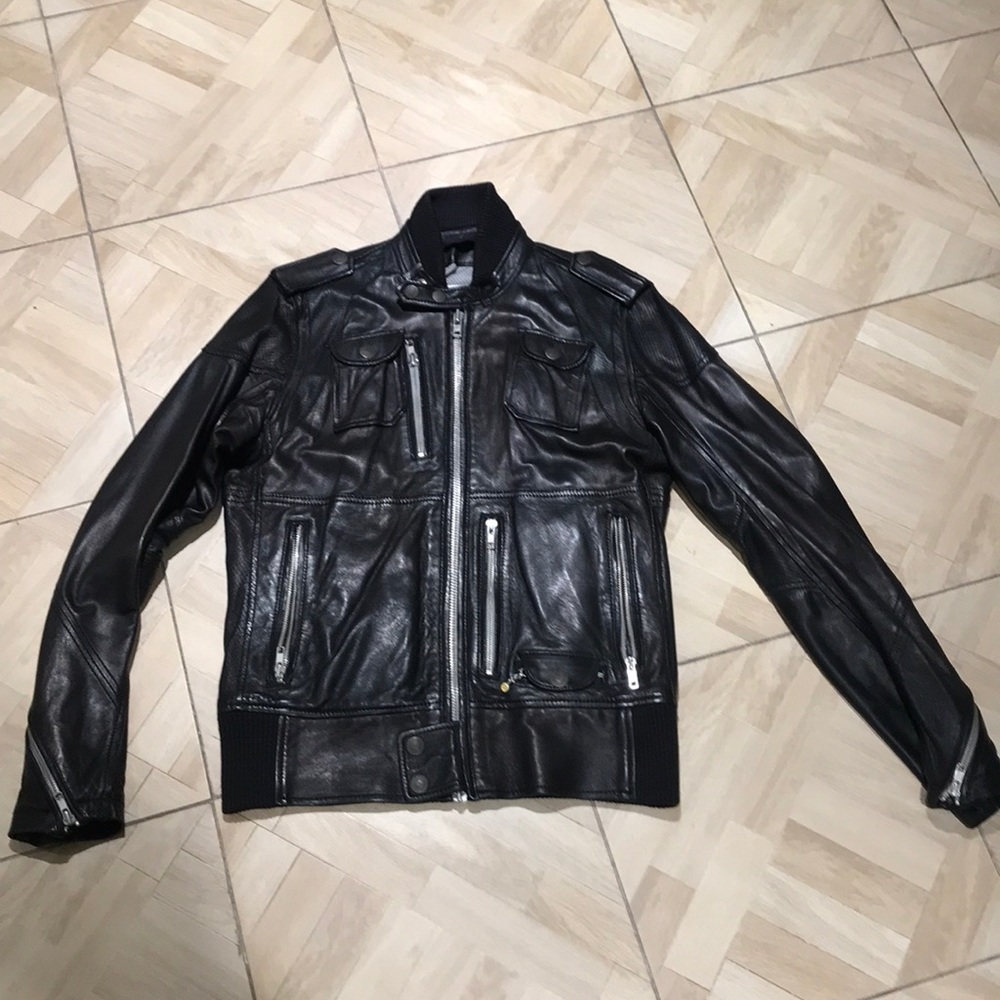 Diesel leather jacket size small